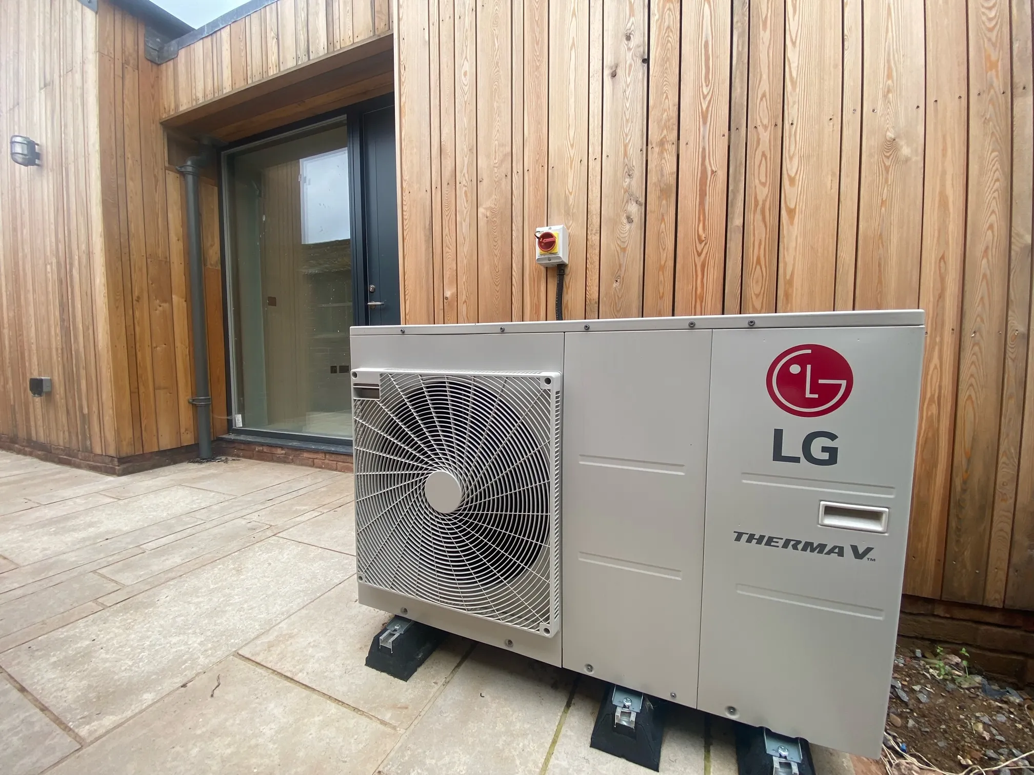 Life's Good with an LG heat pump providing the heating and hot water